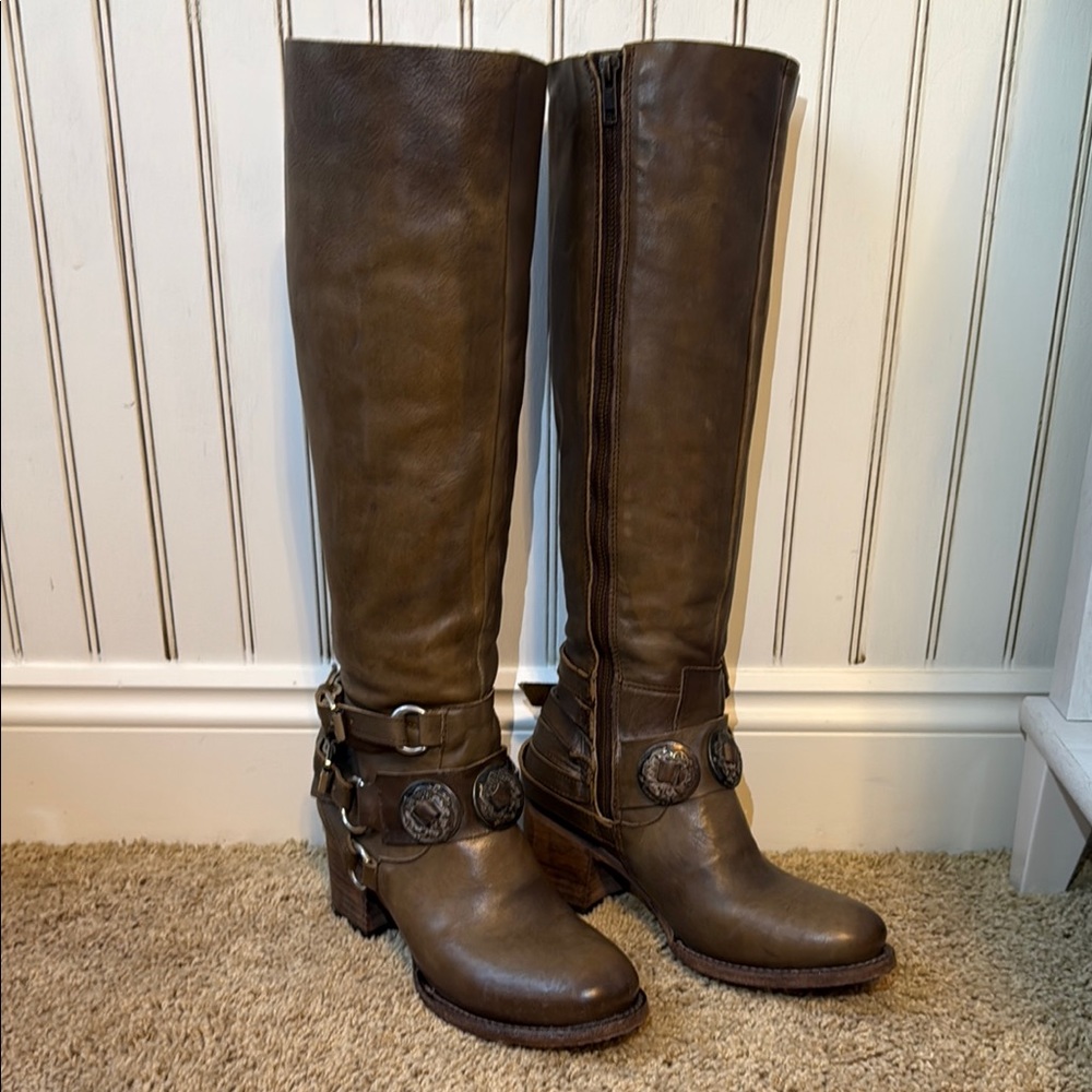 Freebird Casper knee high leather boots